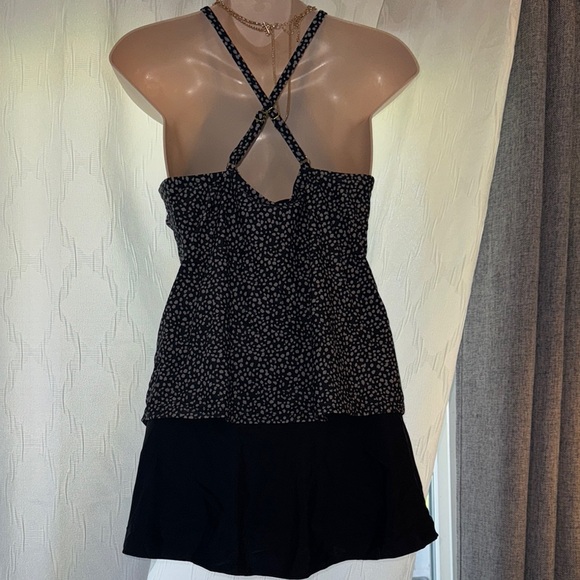 Shade & Shore Black and White Polka Dot One Piece Swimsuit - Picture 6 of 8